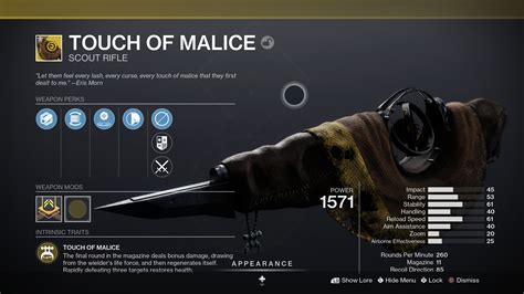 Destiny 2 Touch of Malice Guide - How to Get Touch of Malice