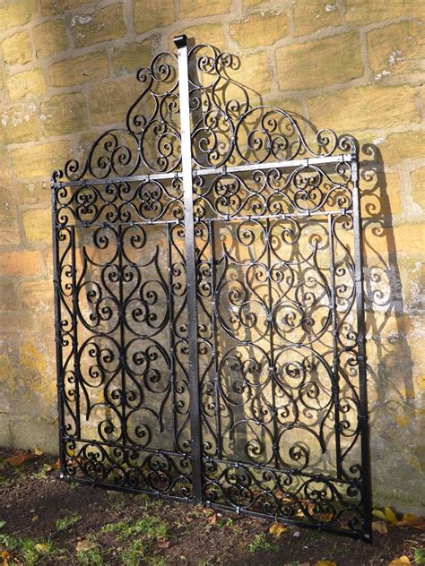 Pair of 19th Century Wrought Iron Garden Gates at 1stDibs