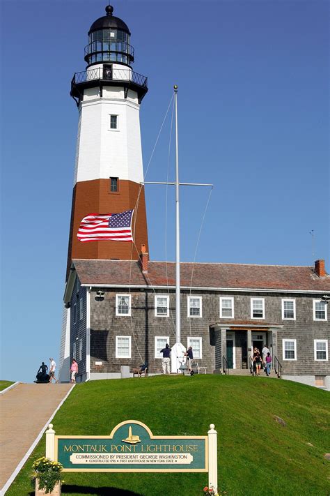 The Montauk Point Lighthouse is the oldest lighthouse in N. Y. State. The Lighthouse was ...