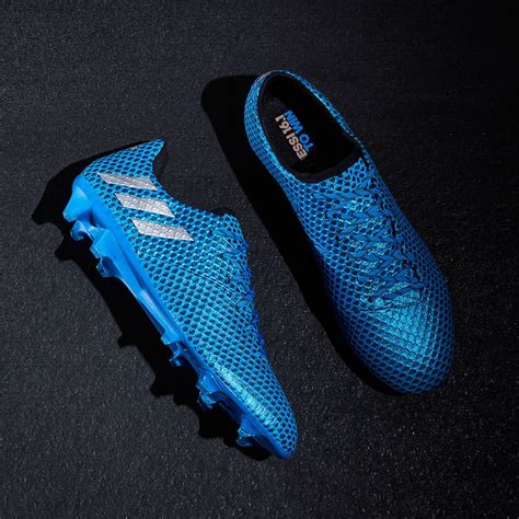 adidas Messi 16.1 FG/AG - Junior Boots - Firm Ground - Shock Blue/Matte Silver/Core Black | Pro ...