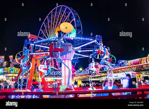 Ocean City, Maryland, USA - June 24, 2022: View of Jolly Roger Amusement park seen from the ...