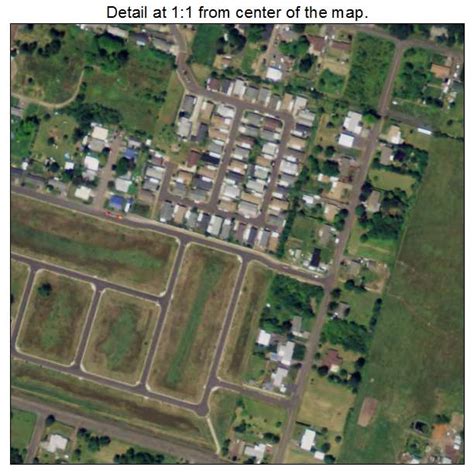 Aerial Photography Map of South Lebanon, OR Oregon