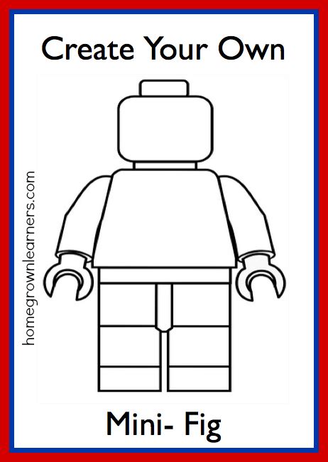 LEGO Minifig Printable — Homegrown Learners