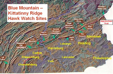 hawk_sites_map.jpg | Audubon Pennsylvania