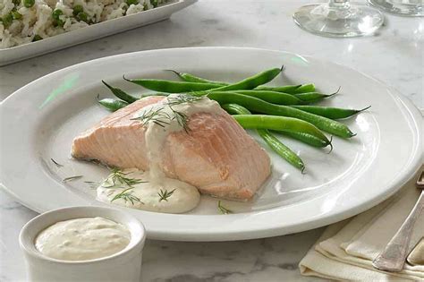 Poached Salmon with Cucumber Sauce Recipe | Hidden Valley® Ranch