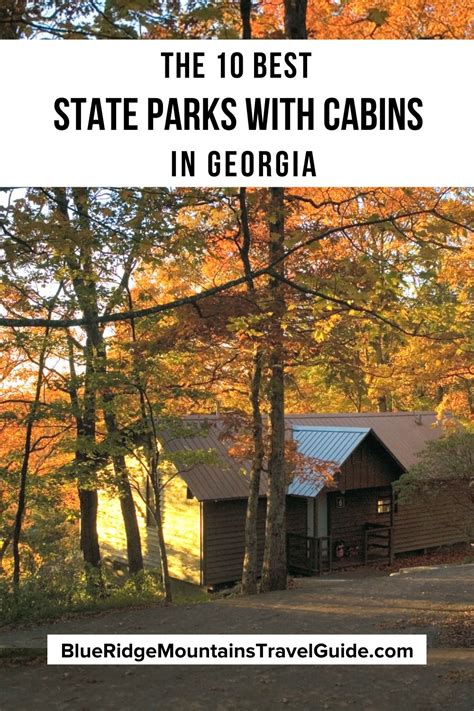 The 10 Best State Parks With Cabins In Georgia