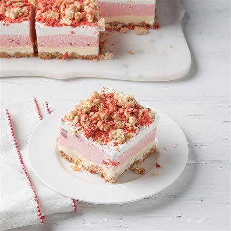 Strawberry Crunch Ice Cream Cake Recipe: How to Make It | Taste of Home