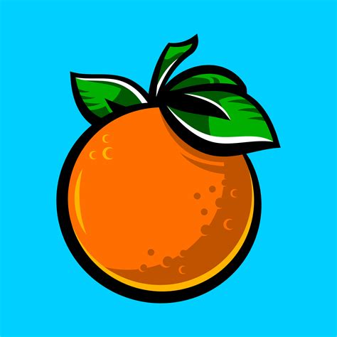 Orange fruit illustration 553377 Vector Art at Vecteezy