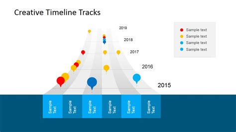 Creative Timeline Tracks PowerPoint Template - SlideModel