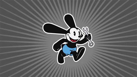 Black and white Mickey Mouse holding wrench illustration, Oswald the Lucky Rabbit, Walt Disney ...