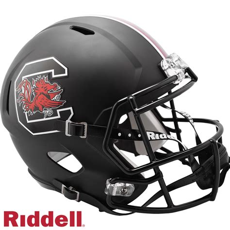 South Carolina Gamecocks Helmet Riddell Replica Full Size Speed Style Matte Black - Caseys ...