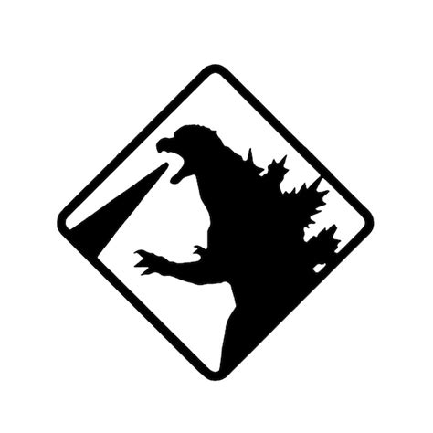 Godzilla Car Decal Stickers - Etsy