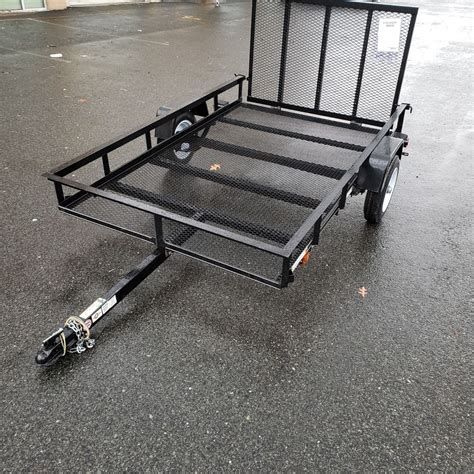 NEW 2019 CARRY-ON 5x8 MESH BOTTOM UTILITY TRAILER W/RAMP GATE