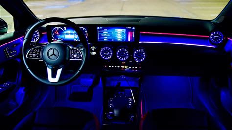 BEST Ambient Lights?? 2021 Mercedes A-Class Night Review (Exterior ...