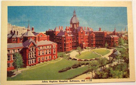 Vintage Postcard - Johns Hopkins Hospital, Baltimore, MD | Flickr