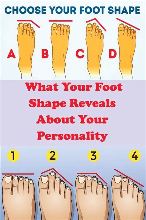 What Your Foot Shape Reveals About Your Personality | Daily health tips, Health and fitness ...