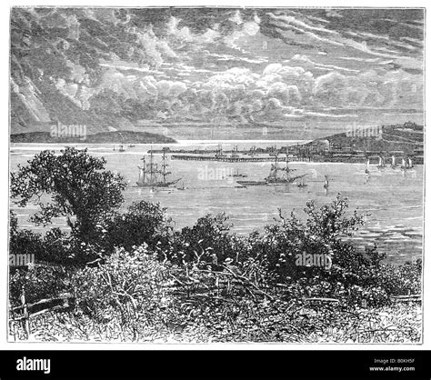 Falmouth Harbour, Cornwall, England, 1900. Artist: Unknown Stock Photo - Alamy