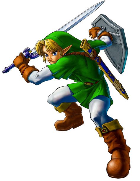 Adult Link Artwork - The Legend of Zelda: Ocarina of Time 3D Art Gallery