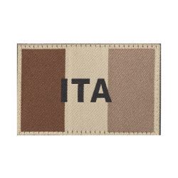 Italy Flag Patch, Desert - Jackets to go Berlin - We make patches - 3D rubber patches - eigene ...