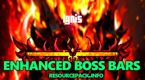 Enhanced Boss Bars Resource Pack 1.20.6 – Immersive Boss Bars