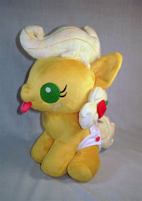 MLP FiM: Baby Applejack Plush by sugarstitch.deviantart.com on @DeviantArt My Little Pony Plush ...