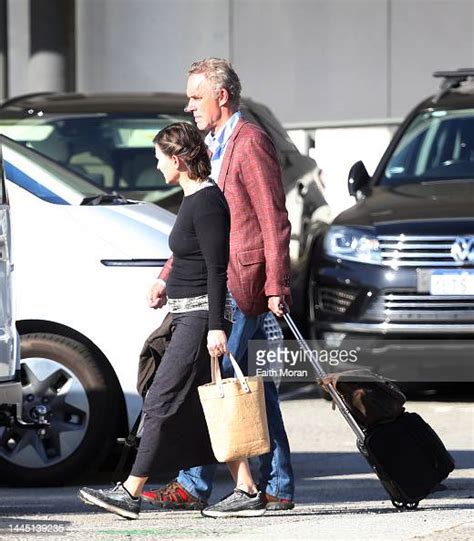 Jordan Peterson and his wife Tammy arrive at Perth Airport on... News Photo - Getty Images