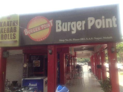 Menu of Burger Point, Phase 3, Mohali