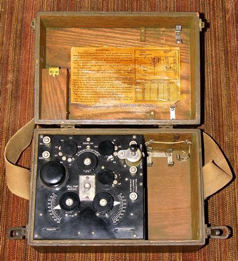 Vintage World War I Radio Receiver Set Box, BC-14A, Signal… | Flickr