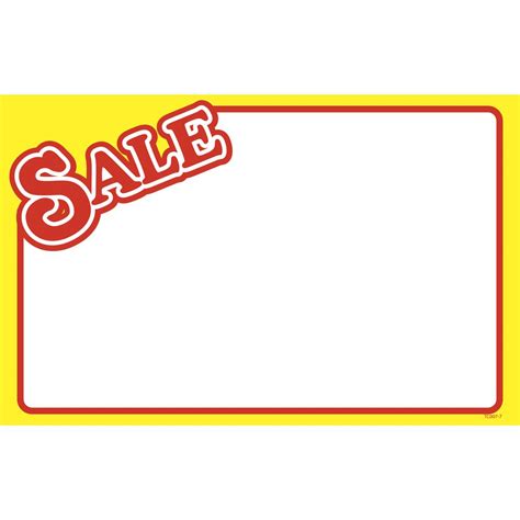 "Sale" Price Signs