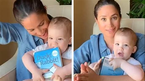 Watch Meghan Markle Read to Baby Archie on His First Birthday