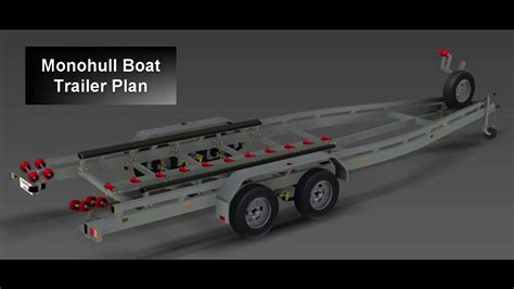 TRAILER PLANS - 7m Monohull Boat Trailer Plan - www.trailerplans.com.au | Trailer plans, Boat ...