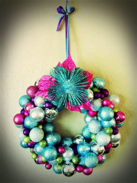 Christmas Ball Wreath :) | Christmas ball wreath, Ball wreath, Crafts