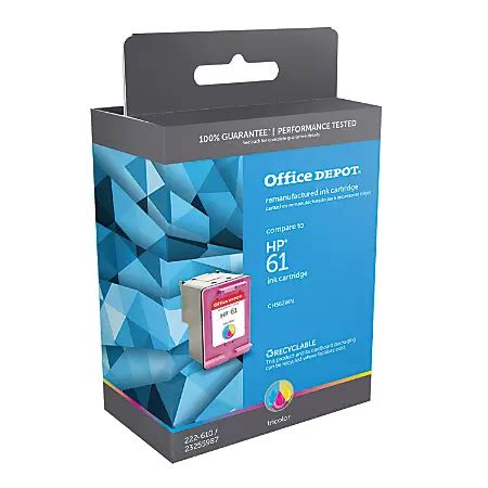 Office Depot Brand 61 Remanufactured Ink Cartridge Replacement For HP 61 Tricolor - Office Depot