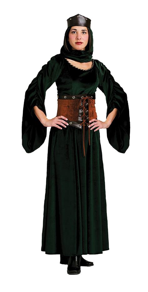 Deluxe Maid Marian Costume- Theatrical Quality (Large) Green and Brown ...