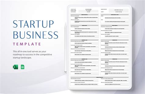 Modern Business Chart Template in Excel, Google Sheets - Download ...