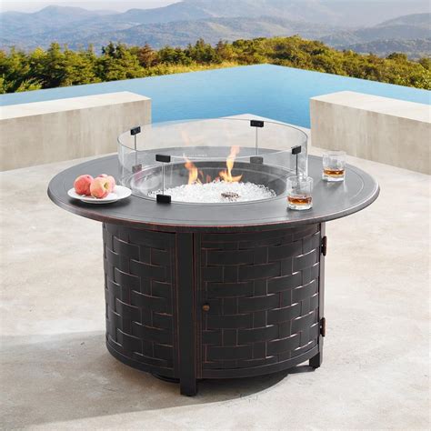 Outdoor fire pit tables - moliuae