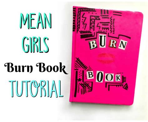 Mean Girls Burn Book Tutorial Journal Do it yourself