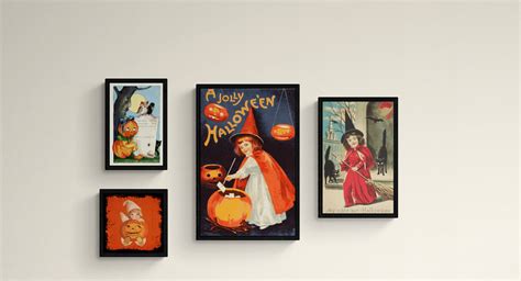 15 Vintage Halloween Posters, DIGITAL DOWNLOAD. Halloween Decor Crafts ...