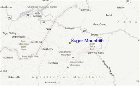 Sugar Mountain Ski Resort Guide, Location Map & Sugar Mountain ski ...