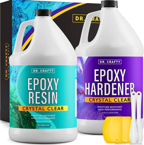 Dr Crafty - Epoxy Resin - Art Resin Epoxy Clear 2 Part Epoxy Resin ...