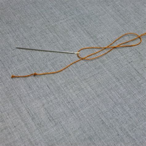 Tying a Knot in Thread - The Sewing Directory