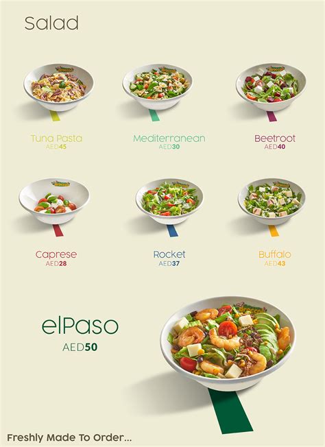 Salad Menu :: Behance