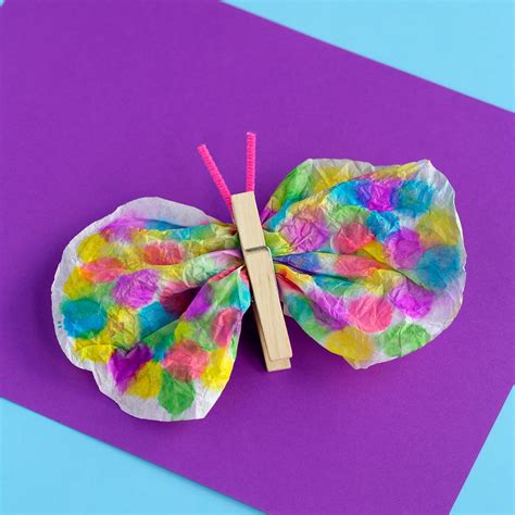 Coffee Filter Butterfly Craft