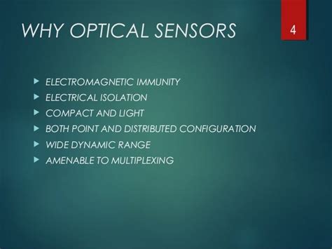 Optical sensors and their applications