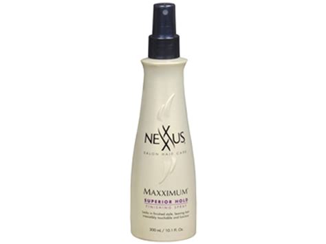 Nexxus Maxximum Finishing Spray, Superior Hold, Unilever Ingredients ...