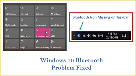 Bluetooth Icon Disappeared In Taskbar Bluetooth Disappeared Windows ...