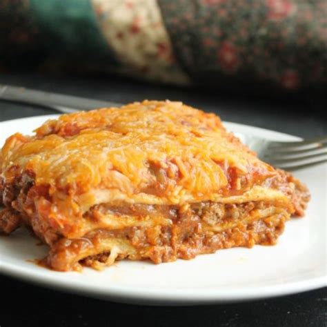 Enchilada Lasagna – My Recipe Reviews