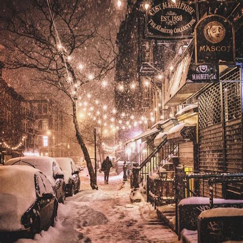 new york city in the snow by Vivienne Gucwa