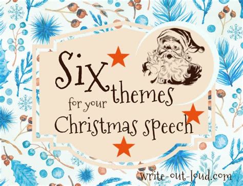 Christmas speeches: how to write a short, simple & sincere speech