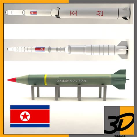 3d rodong 1 missile north korea